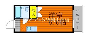 大元駅 徒歩18分 3階の物件間取画像